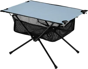 Emelivor Light Blue Folding Camping Table Portable Beach Table with Carry Bag Small Foldable Table for Picnic Camping Outdoor Travel Hiking