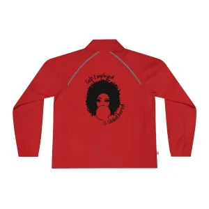 Entrepreneur Life/Self-Employed & Unbothered Women's Packable Jacket