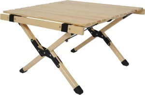 espidoo Portable Foldable Picnic Table: Natural Beech Wood Camping Table with X-Frame - Quick Tool-Free Assembly & Carry Bag - Outdoor Dining & BBQs for Campers & Backyard Parties