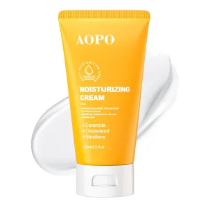 Face Moisturizer with Ceramide, Cholesterol, and Squalane - Daily Face & Body Moisturizer for All Skin Types, Non-Greasy & Fast-Absorbing, 3.50 fl.oz.