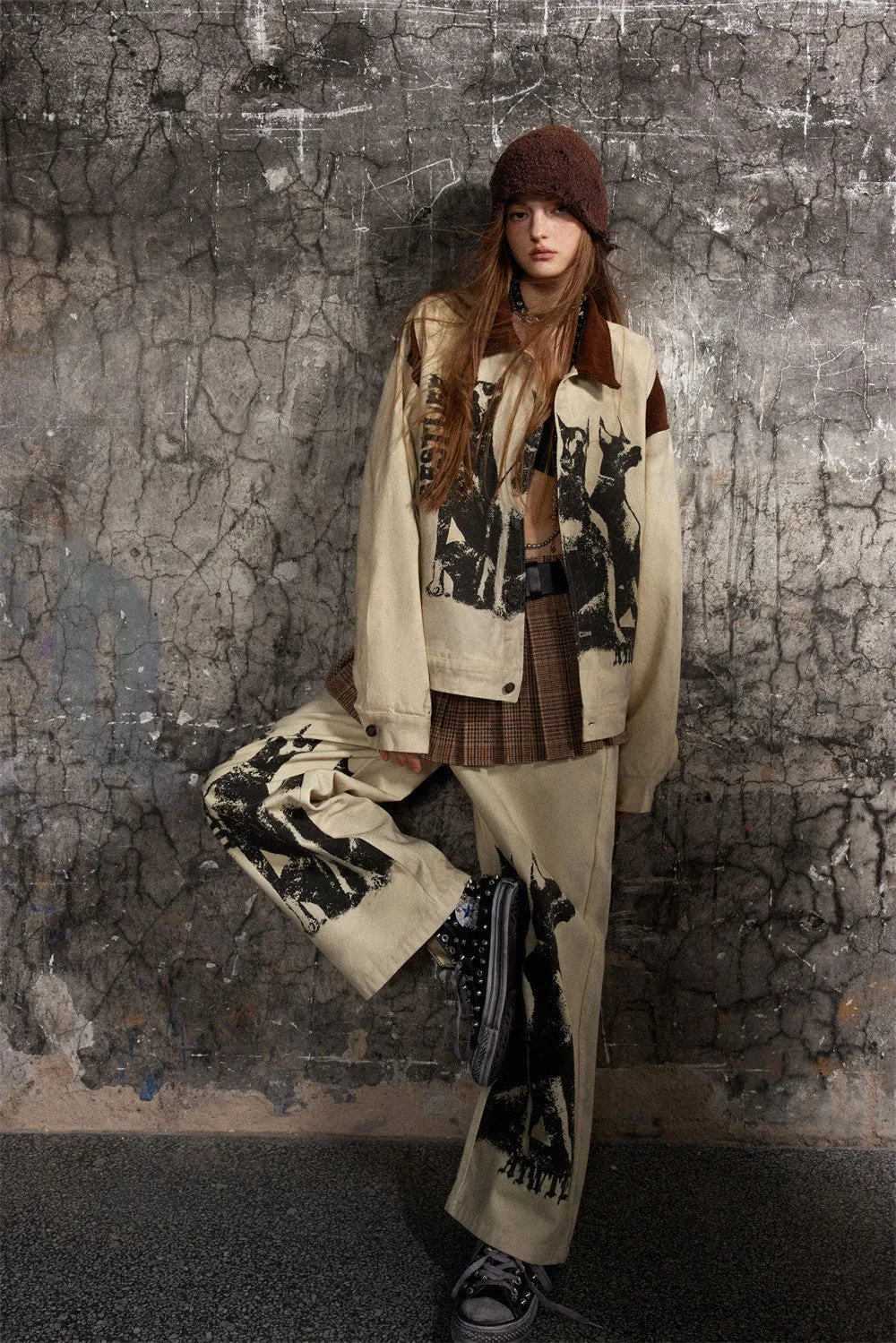 Fashion Printed Jacket Coat for Men