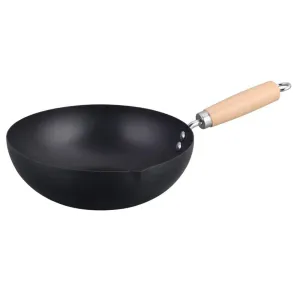 Feisler Stainless Steel Iron Wok - 24cm