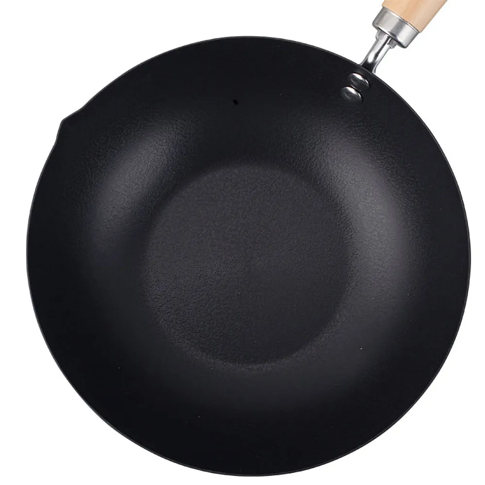 Feisler Stainless Steel Iron Wok - 24cm