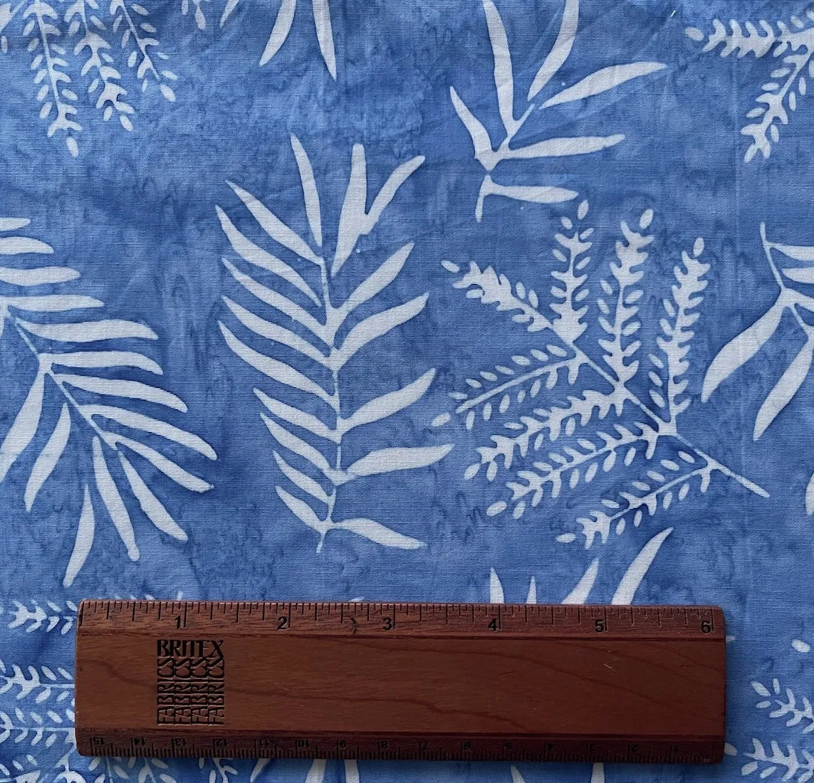 Ferns Bluebell Cotton Batik (Made in Indonesia)