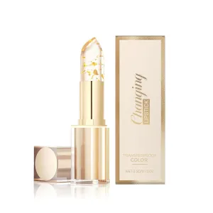 Filgaentrme Lipstick, Color Changing Lipstick, Gold Crystal Color Changing 𝐋𝐢𝐩𝐬𝐭𝐢𝐜𝐤, Moodlipstick 𝐂𝐨𝐥𝐨𝐫 𝐂𝐡𝐚𝐧𝐠𝐢𝐧𝐠 Long Lasting