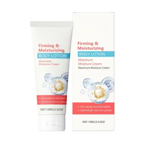 Firming & Moisturizing Body Lotion, Maximum Moisture Cream, Anti-aging and Antioxidant, 3.53 oz