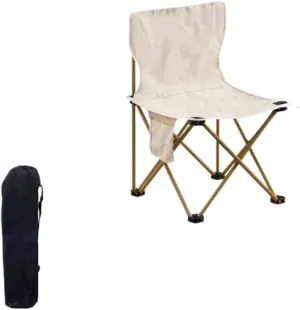 Fishing air Camping Folding Moon air air Outdoor Portable High Back air Home Dining Table Night Market Stall Fishing air Comfortable (Color : W, Size : A)