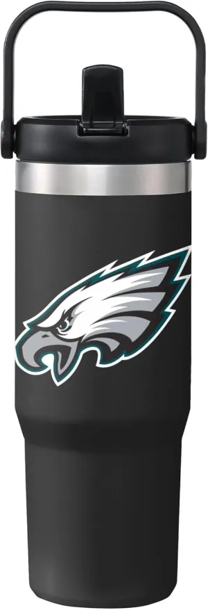 FOCO NFL Unisex-Adult NFL Team Logo Insulated Travel Mug 30oz Straw Tumbler