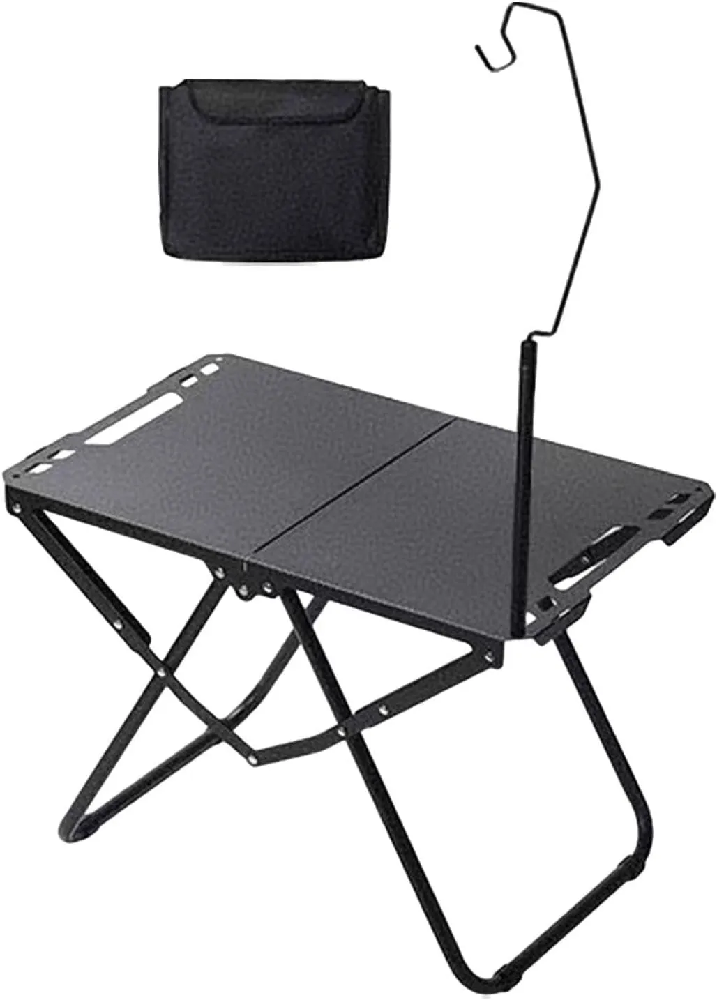 Foldable Camping Table Picnic Cooking Desk Multipurpose Grill Table with Carry Bag for Fishing Barbecue Beach Mountaineering