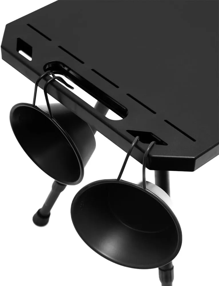 Foldable Camping Tables Aluminum Alloy Lightweight Folding Table Adjustable Height Picnic Desk