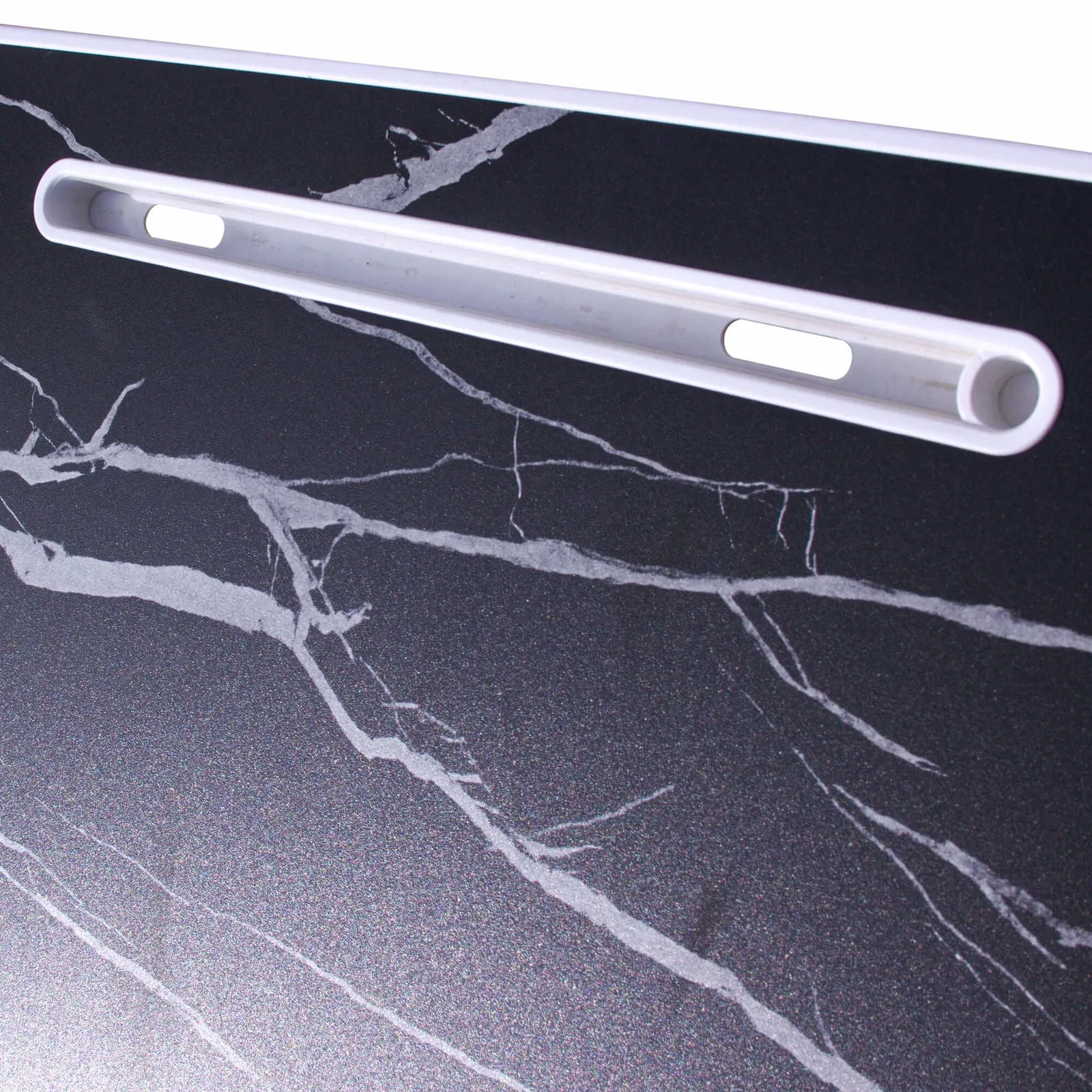 Foldable Laptop Table with Cup Holder and Tablet Groove