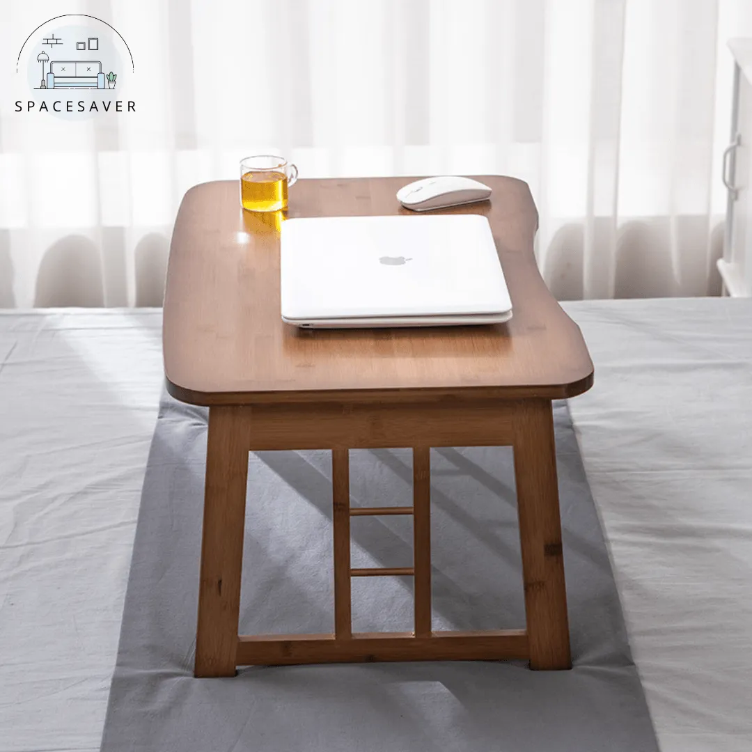 Foldable Laptop Table/Small Bedside Table for Dormitories - Lazy, Simple and Ideal for Studying