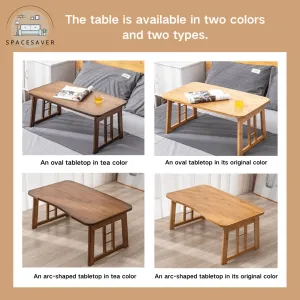 Foldable Laptop Table/Small Bedside Table for Dormitories - Lazy, Simple and Ideal for Studying