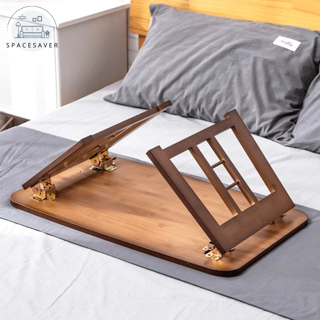 Foldable Laptop Table/Small Bedside Table for Dormitories - Lazy, Simple and Ideal for Studying