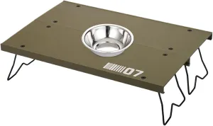 Folding Camping Table - Convenient Fold Up Camping Table | Aluminum Alloy Compact Table, Outdoor Dining Use Lightweight Furniture For Picnic Backpacking Fishing Laptop Drinks Food Lamp