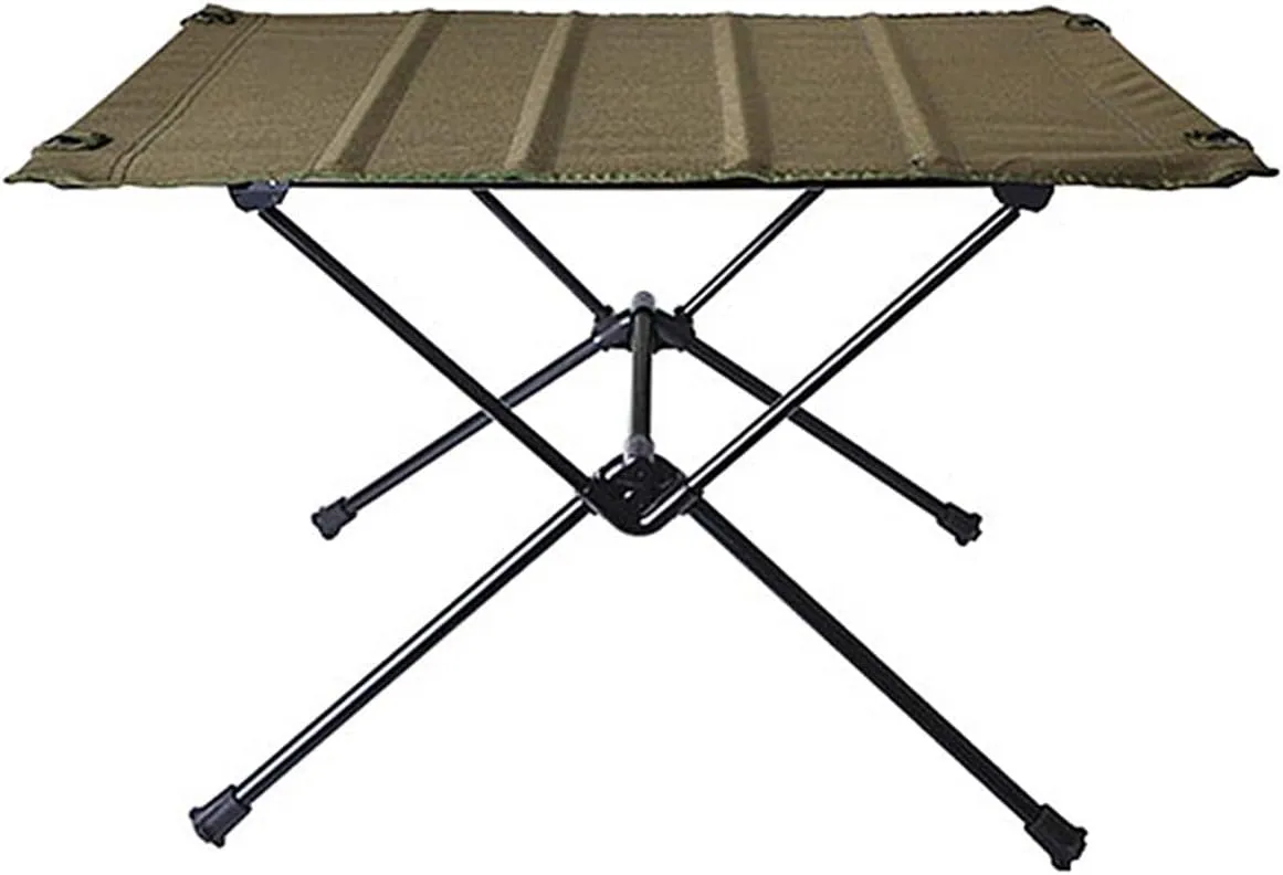 Folding Dining Table Aluminum Alloy Outdoor Furniture Dinner Desk for Family Party BBQ Picnic Portable Foldable Camping Table (Color : D-01)