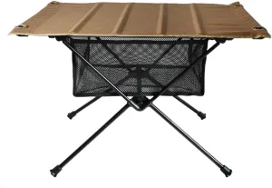 Folding Dining Table Aluminum Alloy Outdoor Furniture Dinner Desk for Family Party BBQ Picnic Portable Foldable Camping Table (Color : D-01)