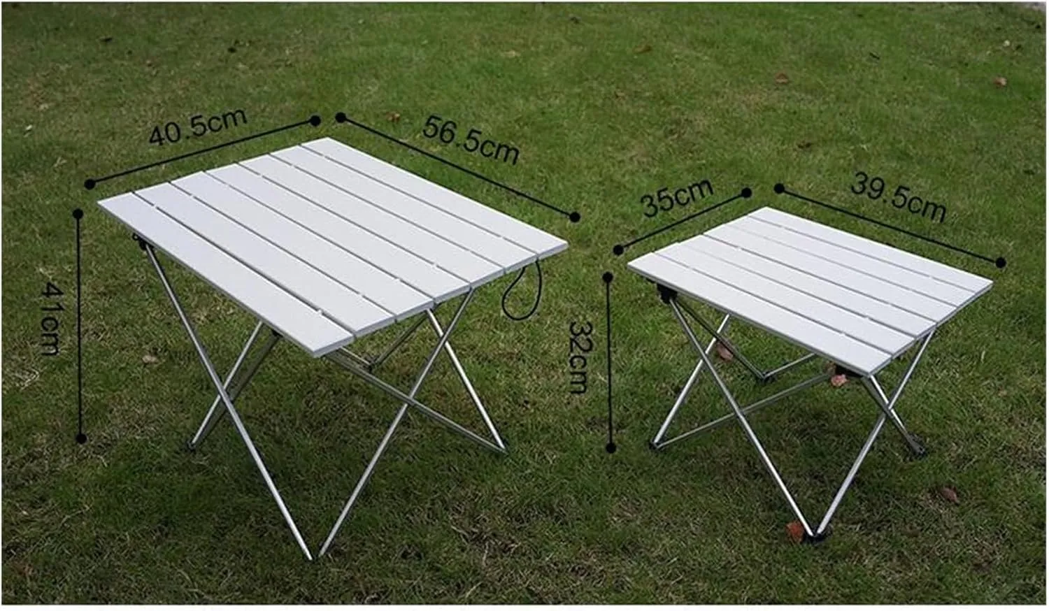 Folding Dining Table Foldable Folding Camping Hiking Desk Traveling Outdoor Fur Table Aluminum Alloy Portable Table Outdoor Fur (Color : Black55.7x40.5x38.5)