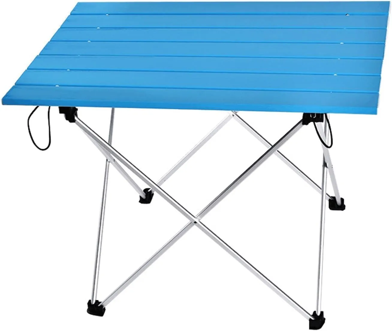 Folding Dining Table Foldable Folding Camping Hiking Desk Traveling Outdoor Furniture Table Aluminum Alloy Portable Table Outdoor Furniture (Color : Black 56x40.5x41cm)