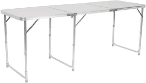 Folding Picnic Table,70.86 x 23.62 x 27.56‘’Home Use Folding Table Lightweight Aluminum Camping Table,Portable Outdoor Grill Stand Table for Outside Picnic BBQ Beach