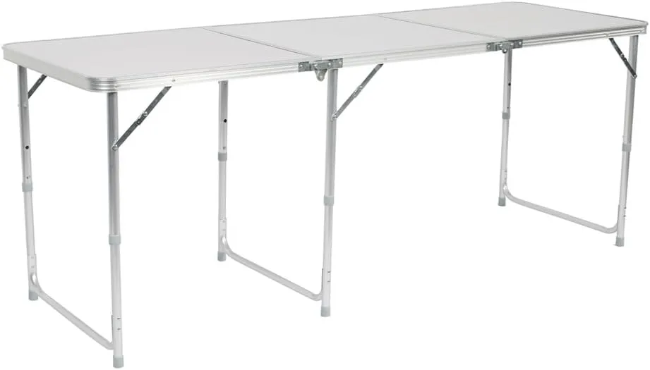 Folding Picnic Table,70.86 x 23.62 x 27.56‘’Home Use Folding Table Lightweight Aluminum Camping Table,Portable Outdoor Grill Stand Table for Outside Picnic BBQ Beach