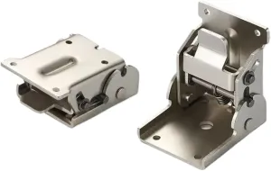 Folding Table Lock 2PCS 90 Degree Furniture Hinge Self-Locking Folding Hinge Table Door Connector Invisible Corner Bracket for Home Use