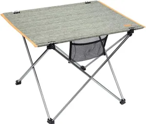 Folding Table, Portable Camping Table, Lightweight Folding Table with Cup Holders and Carrying Bag, Aluminum Picnic Table Suitable for Camping, Picnic, Outdoor, BBQ