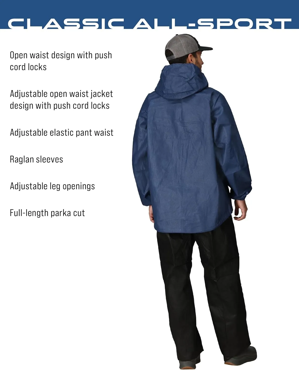 FROGG TOGGS Men's Classic All-Sport 3-Layer Waterproof Breathable Rain Suit