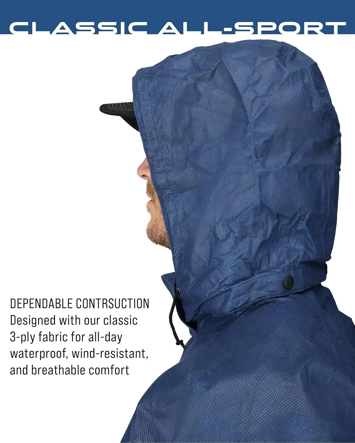 FROGG TOGGS Men's Classic All-Sport 3-Layer Waterproof Breathable Rain Suit