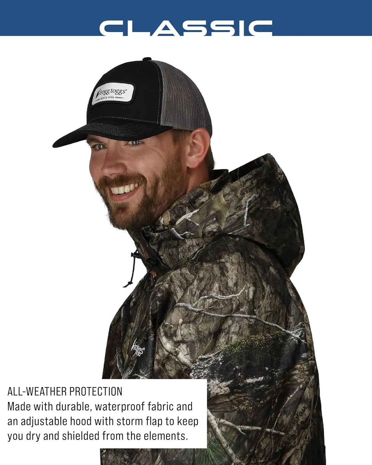 FROGG TOGGS Men's Classic Pro Action Waterproof Breathable Rain Jacket