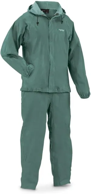 frogg toggs Men's Waterproof Ultra-Lite2 Suit, Forest Green, MEDIUM