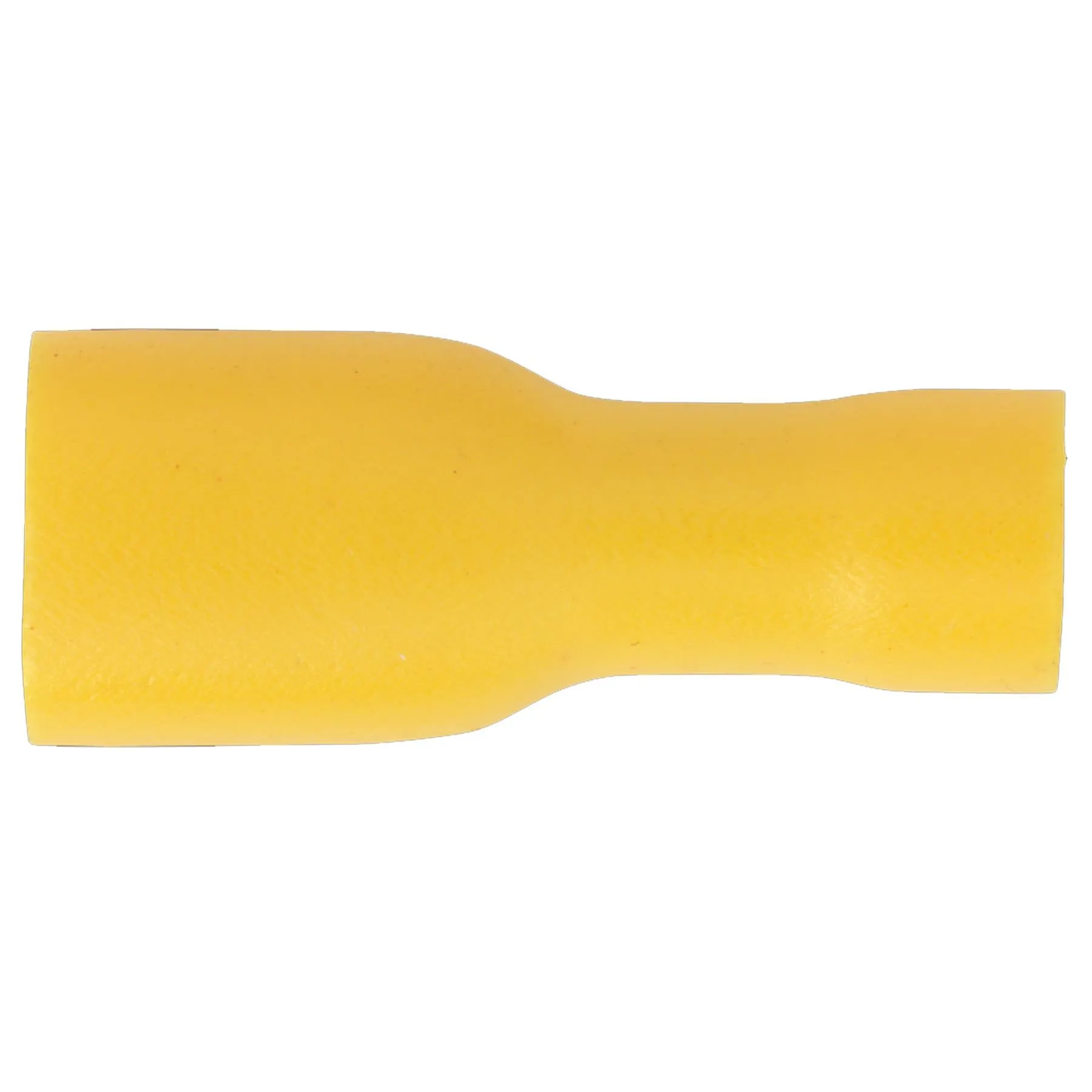 Fully Insulated Terminal 6.3mm Female Yellow Pack of 100 Sealey