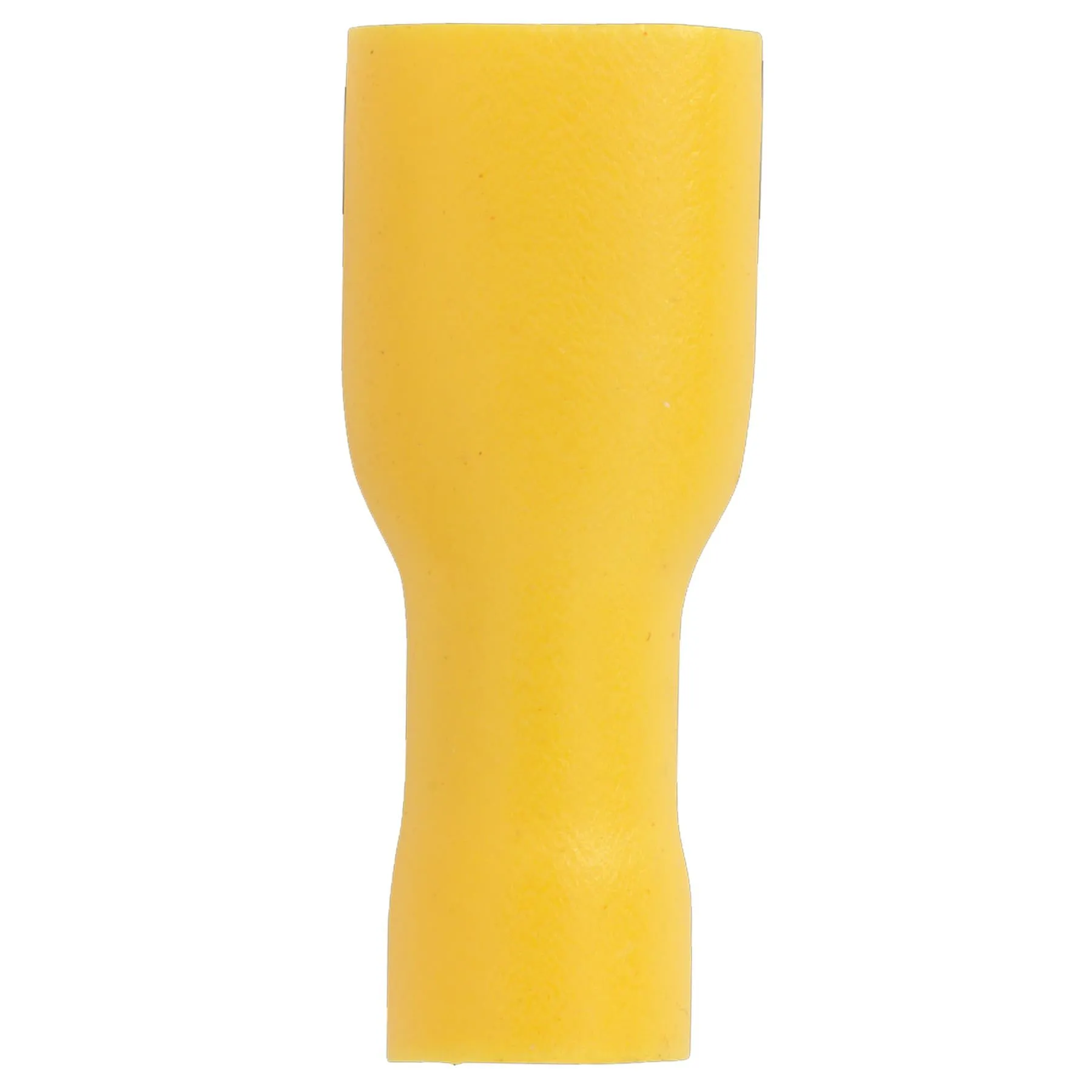 Fully Insulated Terminal 6.3mm Female Yellow Pack of 100 Sealey