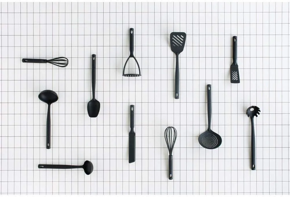 GARIAN Brabantia 365263 Small Spatula, All Nylon, Black