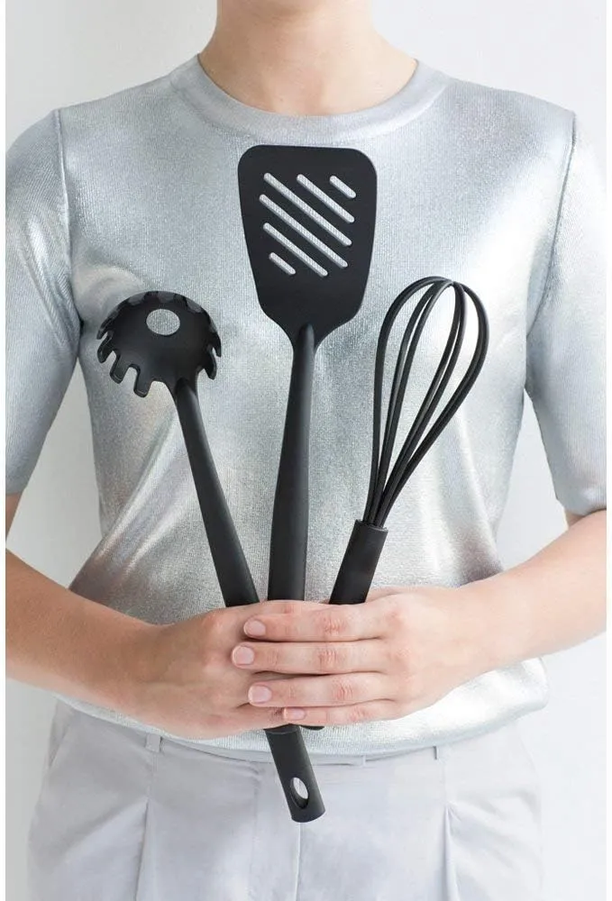 GARIAN Brabantia 365263 Small Spatula, All Nylon, Black