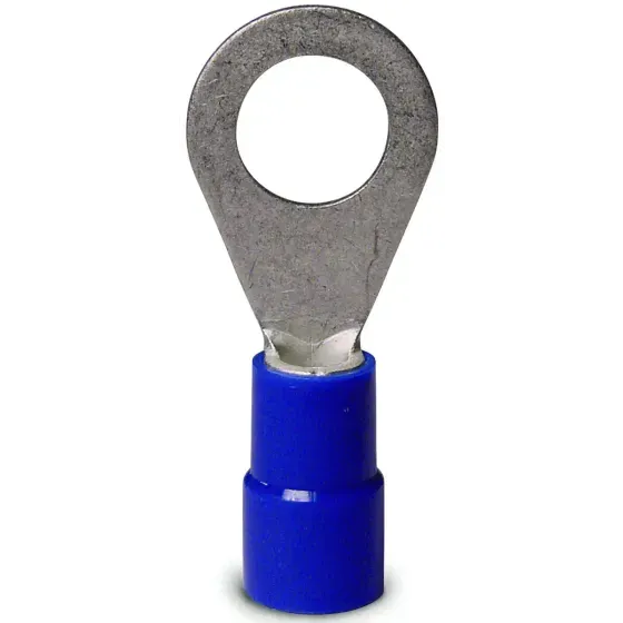 GB 20-104 Ring Terminals Blue 16 To 14 Gauge