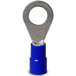 GB 20-104 Ring Terminals Blue 16 To 14 Gauge