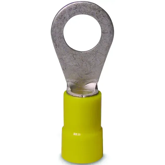 GB Ring Terminals Yellow 12 To 10 Gauge