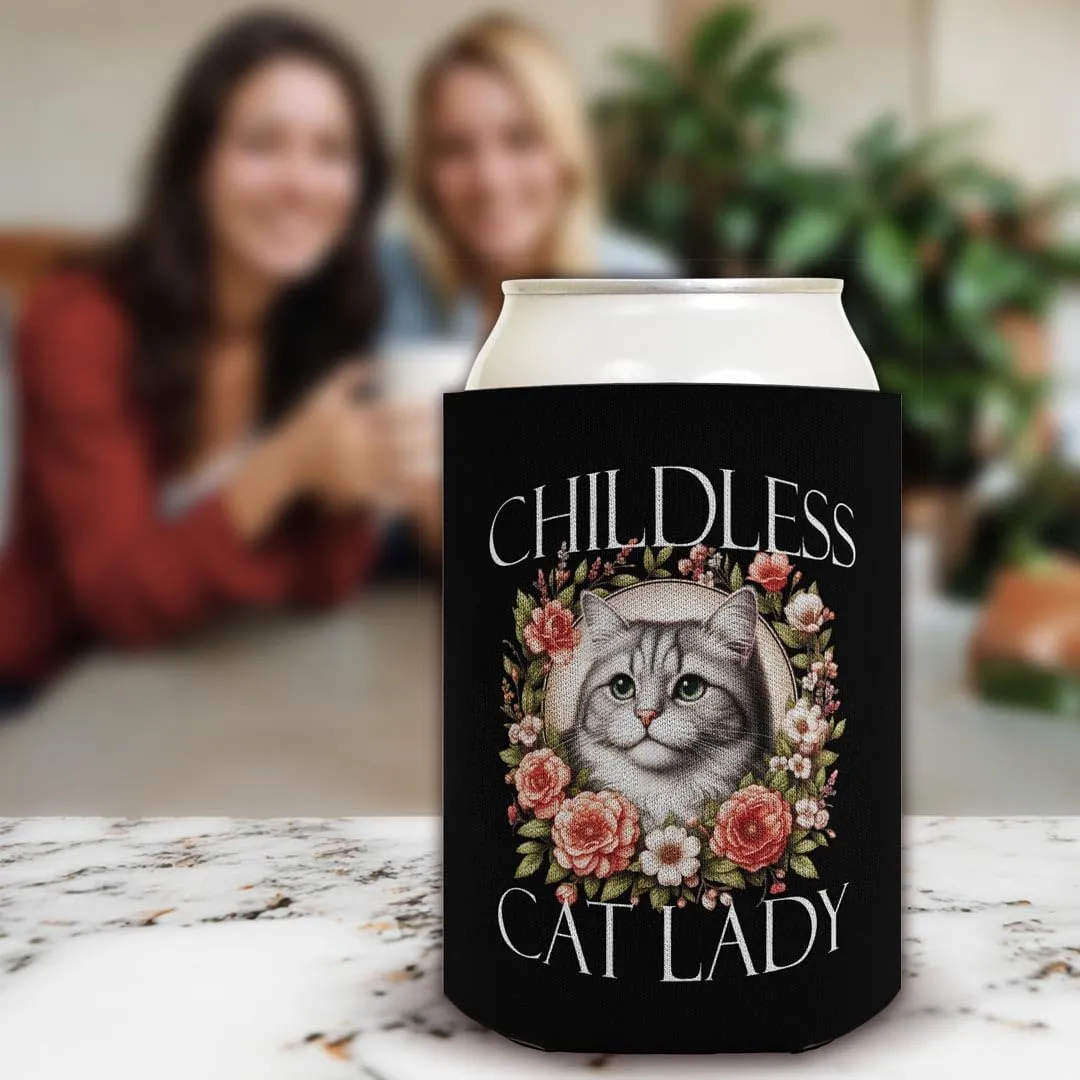 Gifts for Liberals Childless Cat Lady 2-Pack Can Drink Thermocoolers