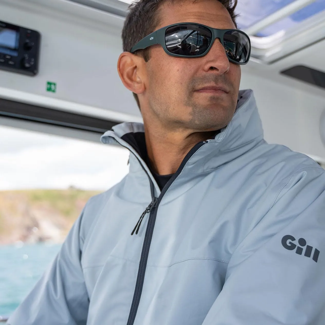 Gill Mens Crew Pilot Jacket - Breathable, Waterproof & Windproof