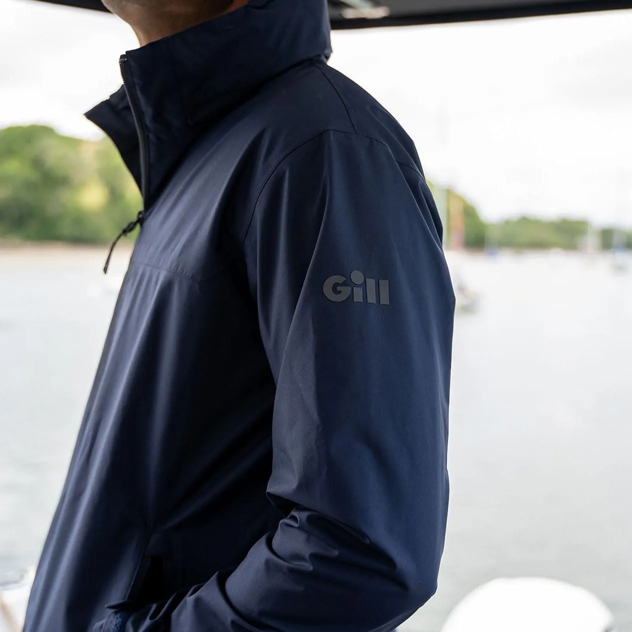 Gill Mens Crew Pilot Jacket - Breathable, Waterproof & Windproof
