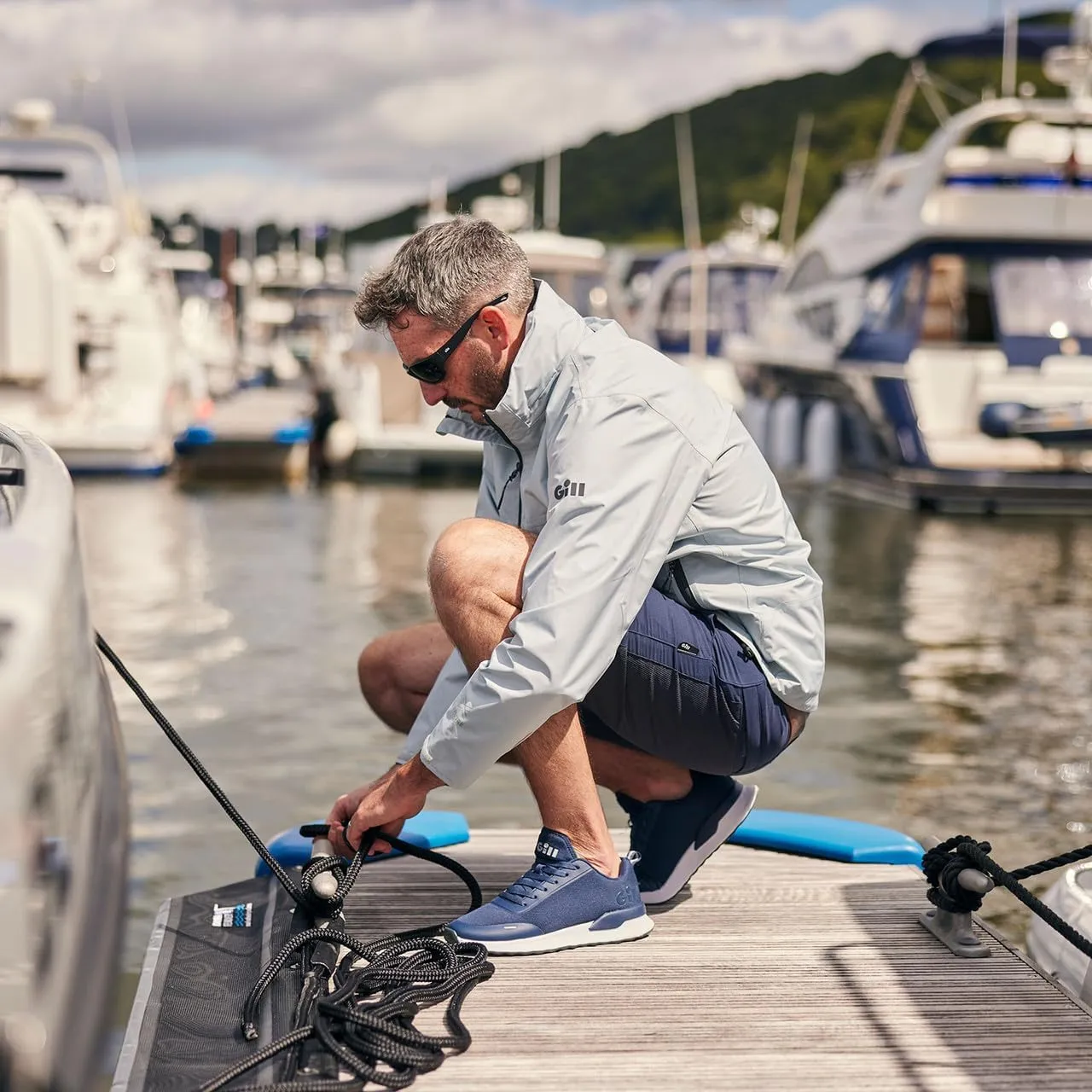 Gill Mens Crew Pilot Jacket - Breathable, Waterproof & Windproof