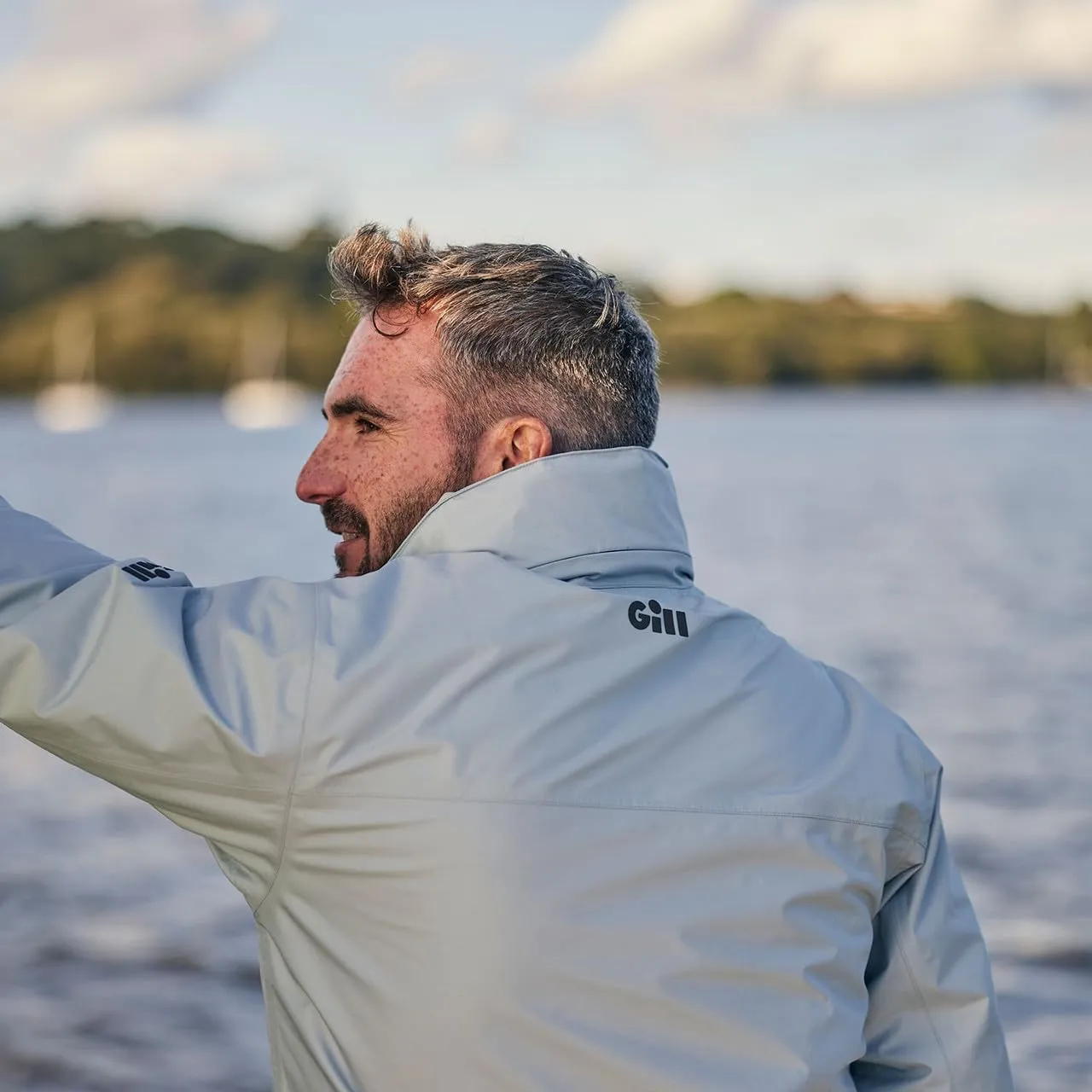 Gill Mens Crew Pilot Jacket - Breathable, Waterproof & Windproof