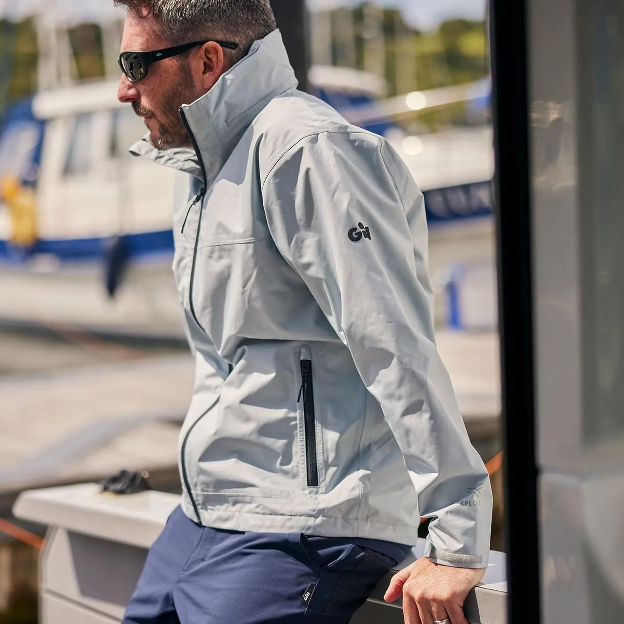Gill Mens Crew Pilot Jacket - Breathable, Waterproof & Windproof