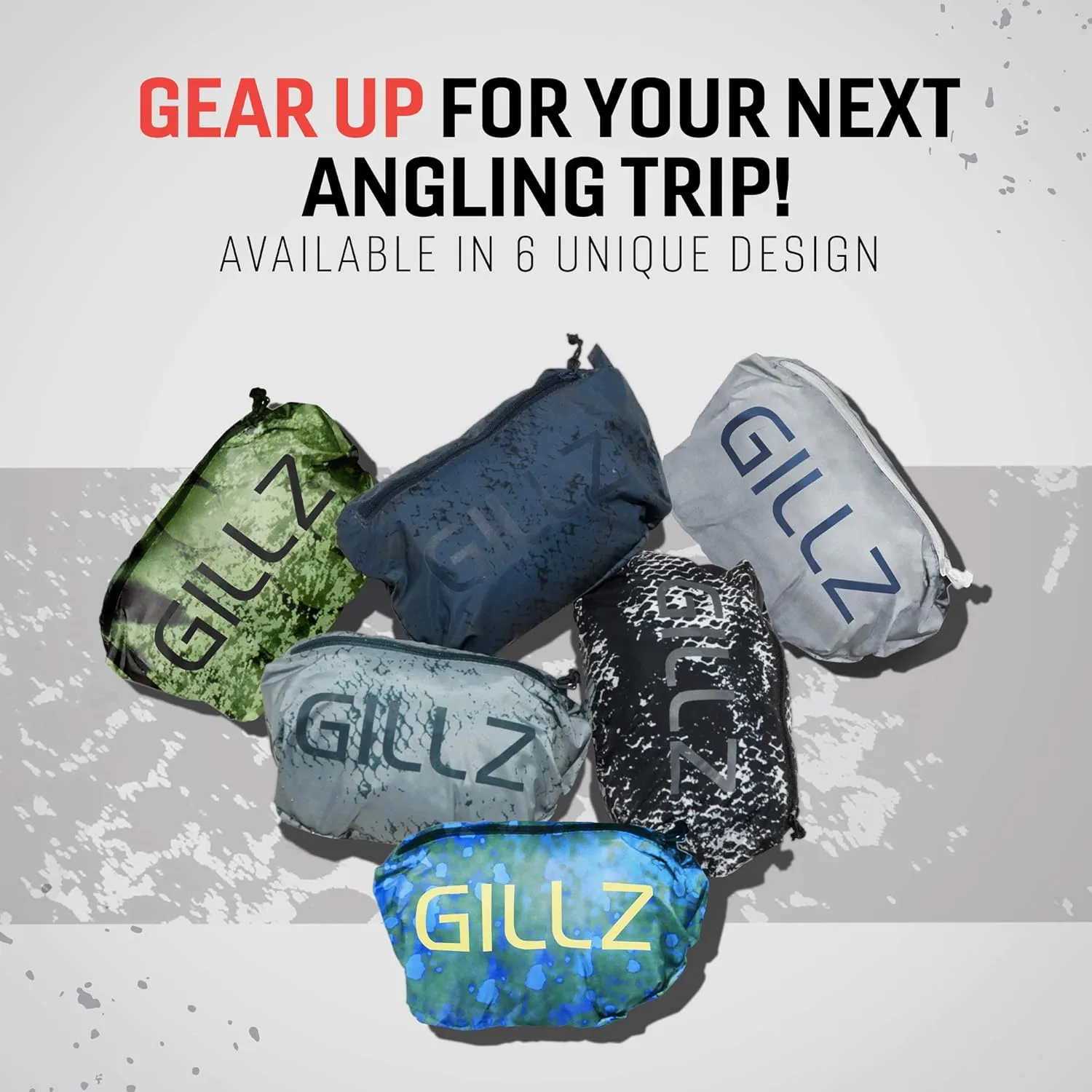 Gillz Waterman Lightweight Packable Waterproof Jackets for Men with Sealed Seams and Packable Design