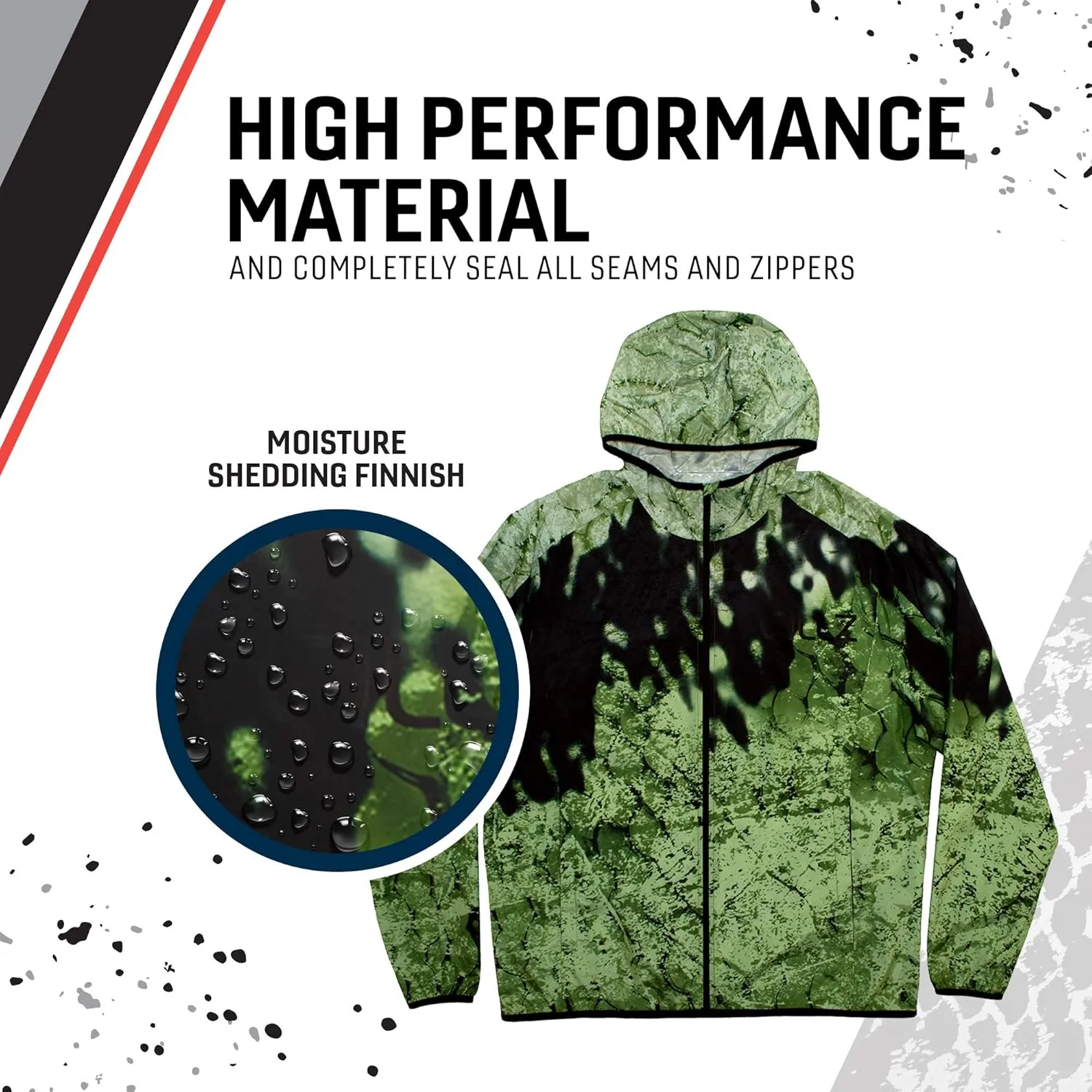 Gillz Waterman Lightweight Packable Waterproof Jackets for Men with Sealed Seams and Packable Design