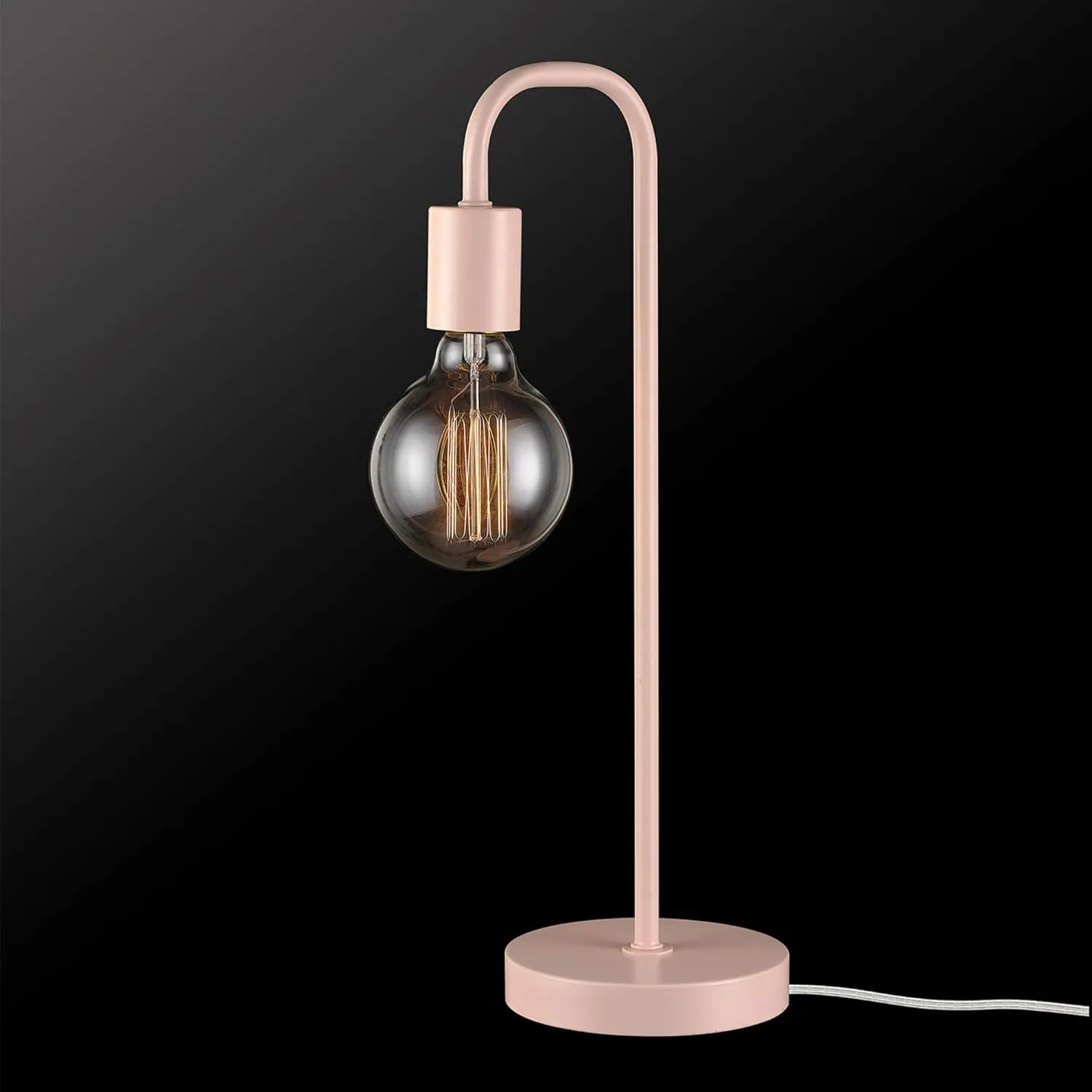 Globe Electric 65516 Holden 18" Table Lamp, Matte Pale Pink