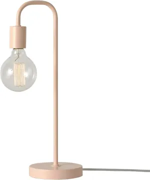 Globe Electric 65516 Holden 18" Table Lamp, Matte Pale Pink