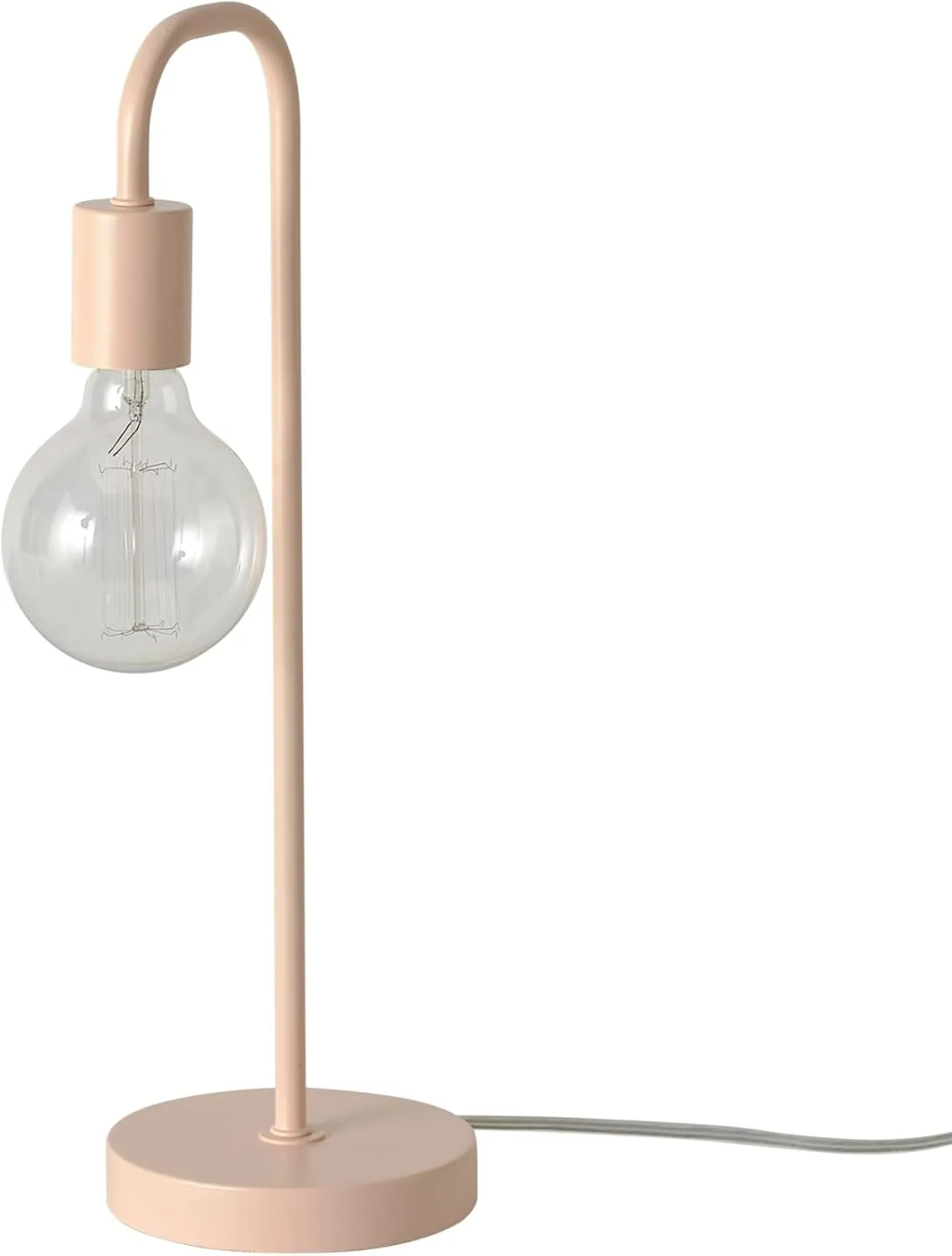 Globe Electric 65516 Holden 18" Table Lamp, Matte Pale Pink