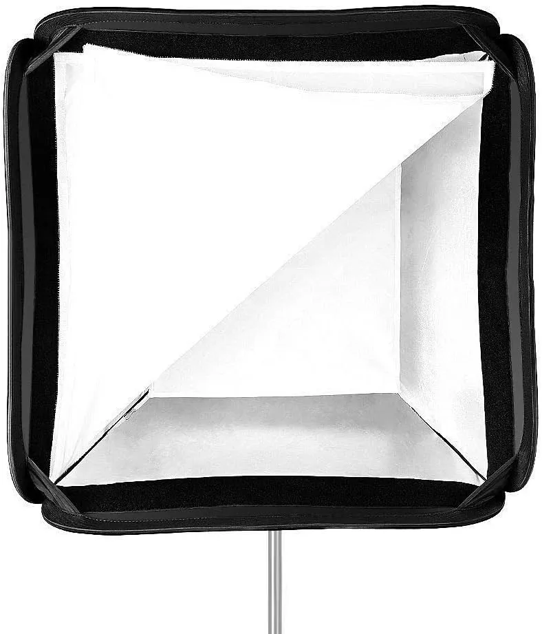 Godox 24"x 24" 60cmx60cm Foldable Universal Softbox with S-Type Speedlite Bracket for Flash Bowens Elinchrom Mount Accessories Direction Adjustable